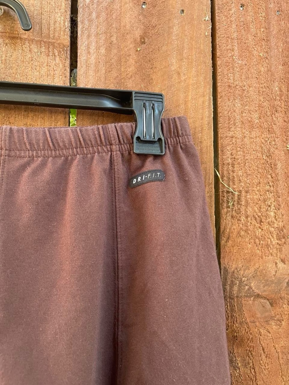 Nike Dri-Fit Brown Cotton Blend Sporty Skater Tennis Skirt, Drawstrings Sz Lg - Picture 2 of 6